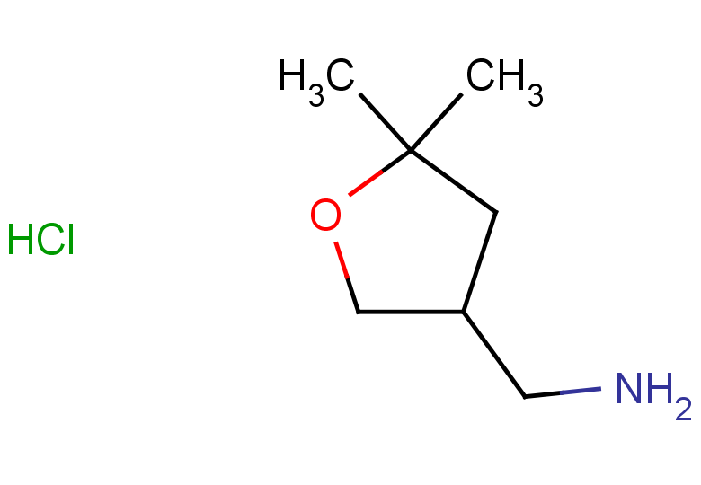 (5,5-dimethyloxolan-3-yl)methanamine hydrochloride