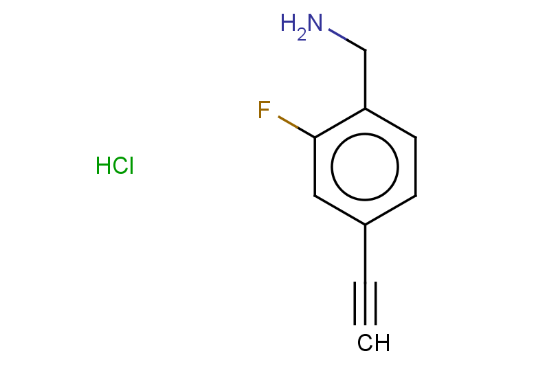 1-(4-ethynyl-2-fluorophenyl)methanamine hydrochloride