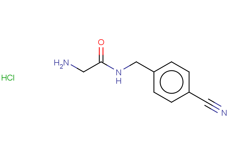 2-amino-N-[(4-cyanophenyl)methyl]acetamide hydrochloride