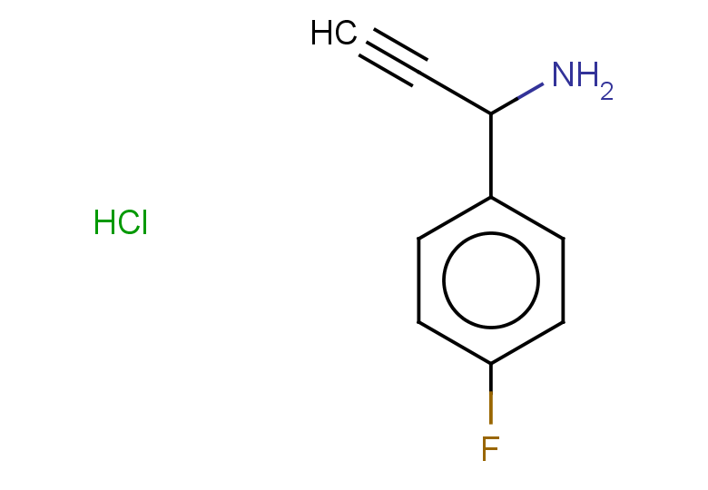 1-(4-fluorophenyl)prop-2-yn-1-amine hydrochloride
