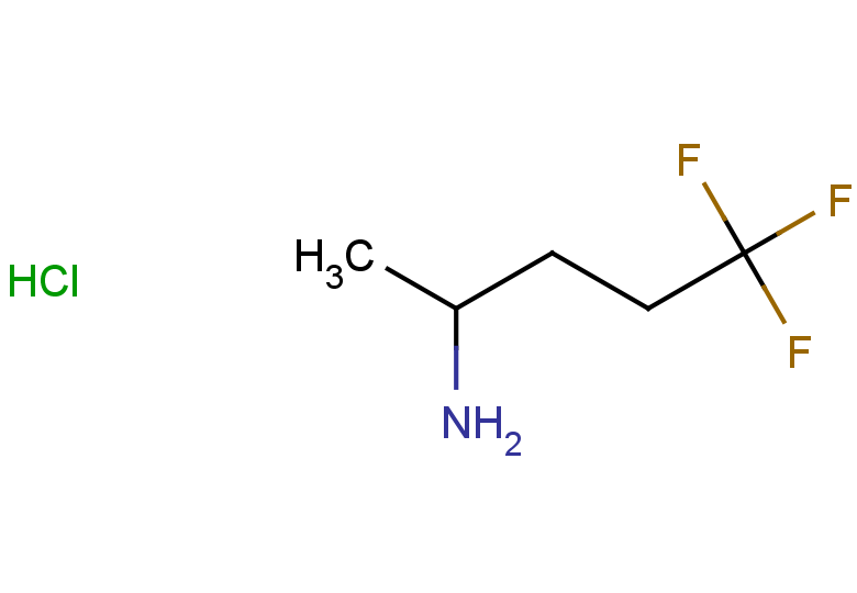 5,5,5-trifluoropentan-2-amine hydrochloride