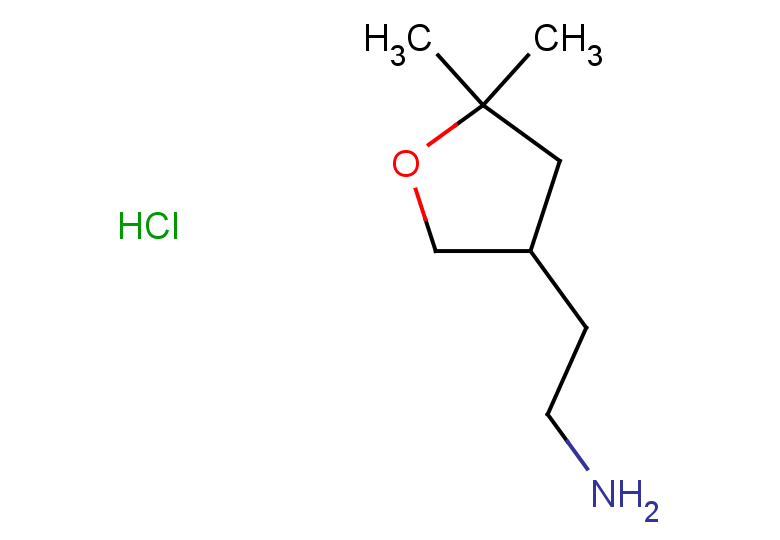 2-(5,5-dimethyloxolan-3-yl)ethan-1-amine hydrochloride