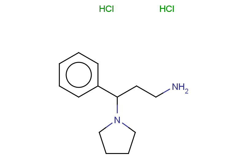 3-phenyl-3-(pyrrolidin-1-yl)propan-1-amine dihydrochloride