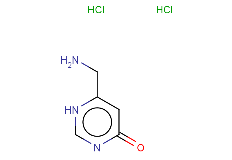 6-(aminomethyl)-1,4-dihydropyrimidin-4-one dihydrochloride