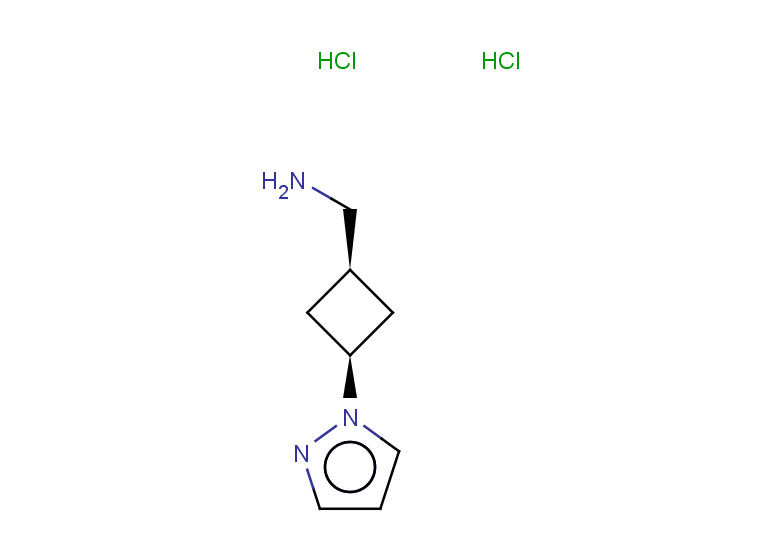 rac-[(1s,3s)-3-(1H-pyrazol-1-yl)cyclobutyl]methanamine dihydrochloride, cis