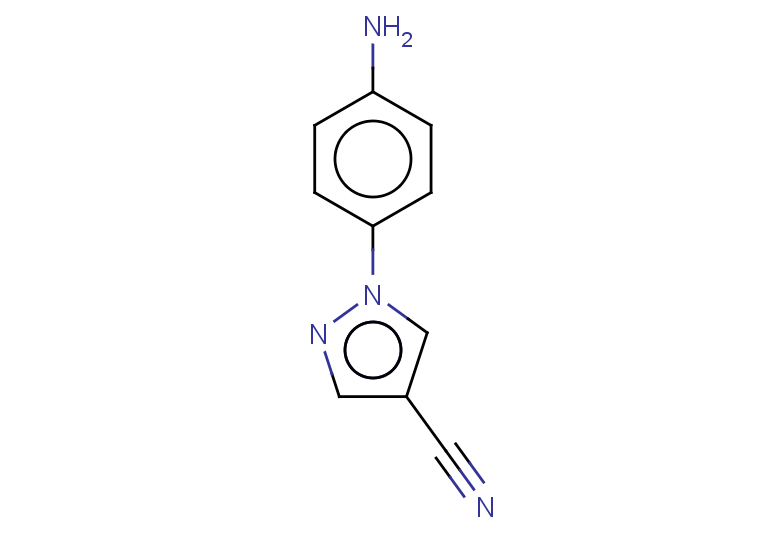 1-(4-aminophenyl)-1H-pyrazole-4-carbonitrile