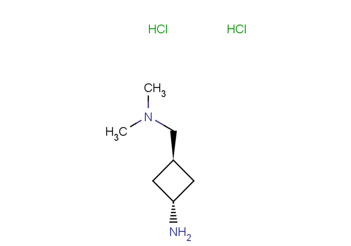 rac-(1r,3r)-3-[(dimethylamino)methyl]cyclobutan-1-amine dihydrochloride, trans