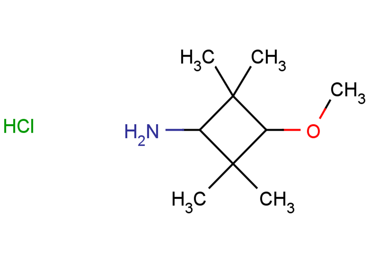 3-methoxy-2,2,4,4-tetramethylcyclobutan-1-amine hydrochloride, Mixture of diastereomers