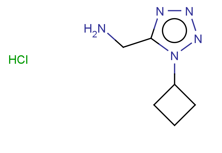 (1-cyclobutyl-1H-1,2,3,4-tetrazol-5-yl)methanamine hydrochloride