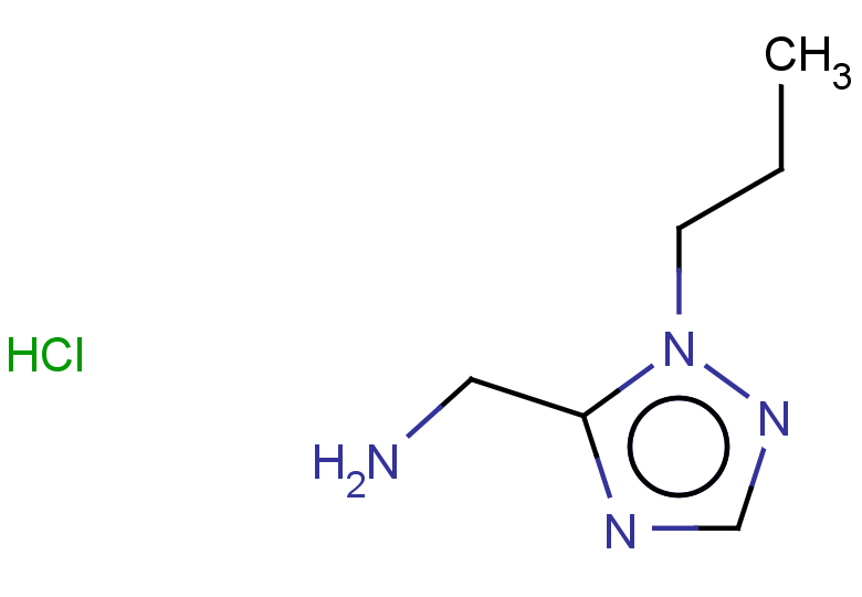 (1-propyl-1H-1,2,4-triazol-5-yl)methanamine hydrochloride