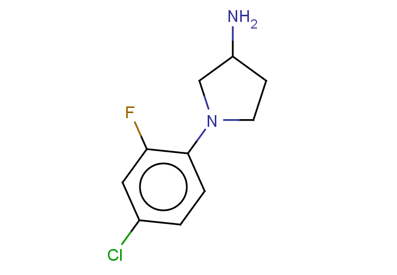 1-(4-chloro-2-fluorophenyl)pyrrolidin-3-amine