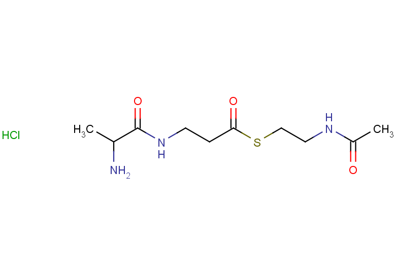 2-amino-N-{3-[(2-acetamidoethyl)sulfanyl]-3-oxopropyl}propanamide hydrochloride
