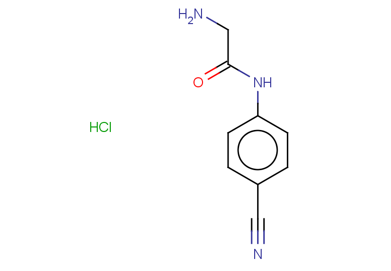 2-amino-N-(4-cyanophenyl)acetamide hydrochloride