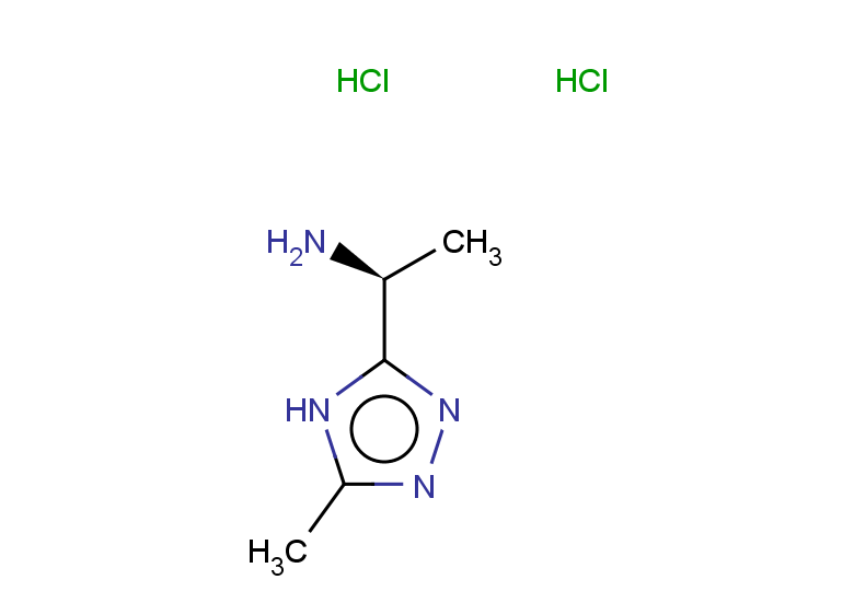 (1S)-1-(5-methyl-4H-1,2,4-triazol-3-yl)ethan-1-amine dihydrochloride