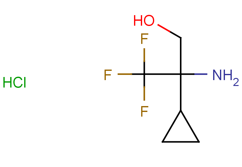 2-amino-2-cyclopropyl-3,3,3-trifluoropropan-1-ol hydrochloride