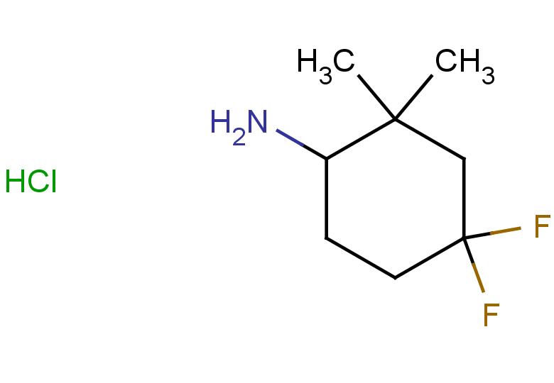 4,4-difluoro-2,2-dimethylcyclohexan-1-amine hydrochloride