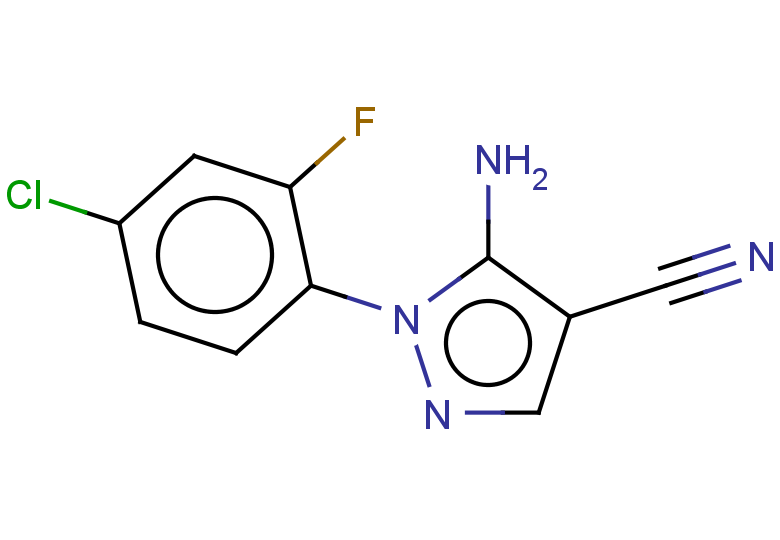5-amino-1-(4-chloro-2-fluorophenyl)-1H-pyrazole-4-carbonitrile