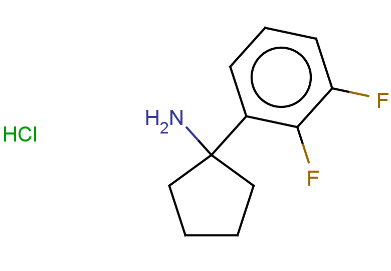 1-(2,3-difluorophenyl)cyclopentan-1-amine hydrochloride