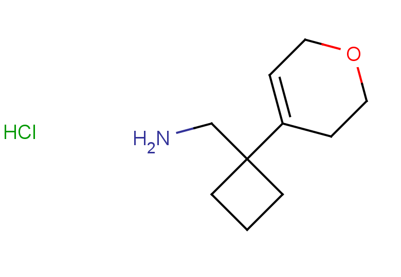 [1-(3,6-dihydro-2H-pyran-4-yl)cyclobutyl]methanamine hydrochloride