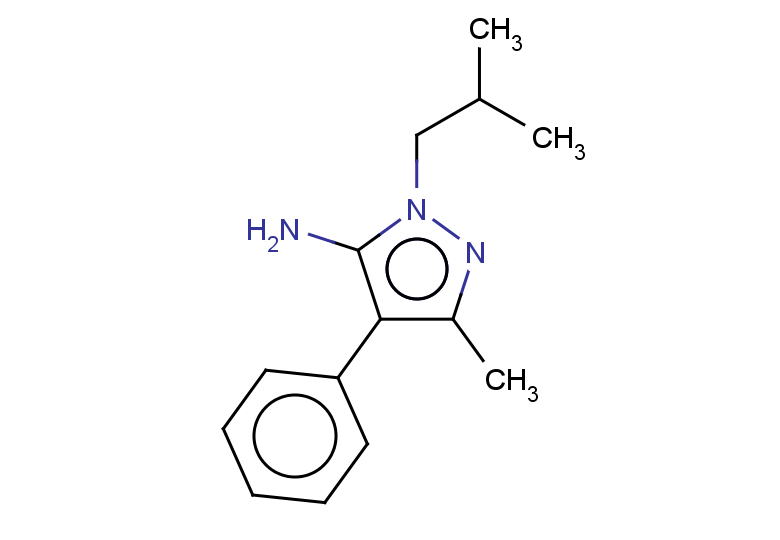 3-methyl-1-(2-methylpropyl)-4-phenyl-1H-pyrazol-5-amine