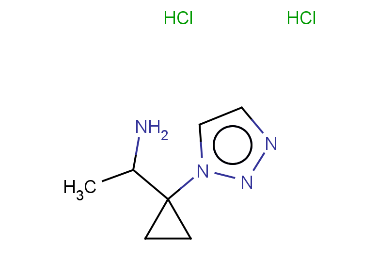 1-[1-(1H-1,2,3-triazol-1-yl)cyclopropyl]ethan-1-amine dihydrochloride