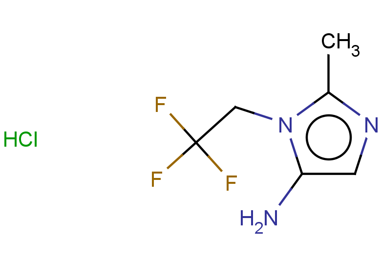 2-methyl-1-(2,2,2-trifluoroethyl)-1H-imidazol-5-amine hydrochloride