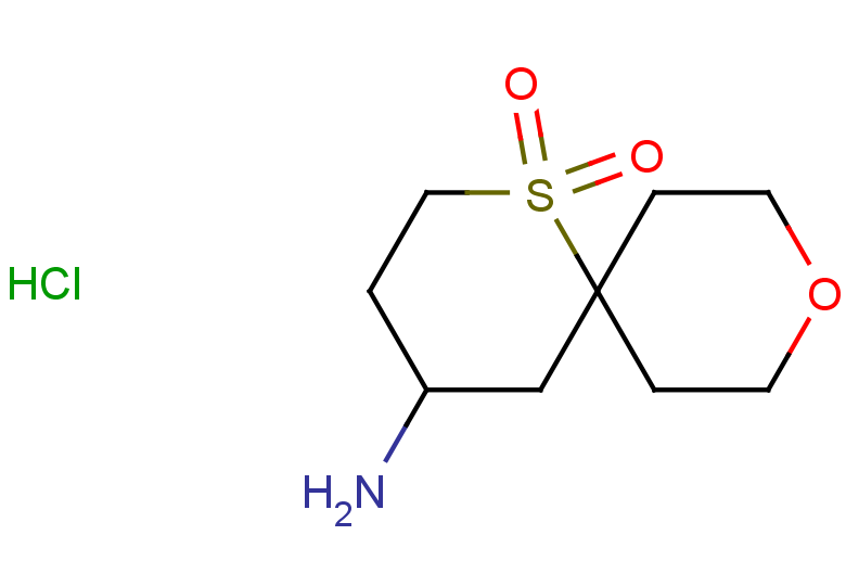 4-amino-9-oxa-1lambda6-thiaspiro[5.5]undecane-1,1-dione hydrochloride