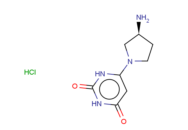 6-[(3S)-3-aminopyrrolidin-1-yl]-1,2,3,4-tetrahydropyrimidine-2,4-dione hydrochloride