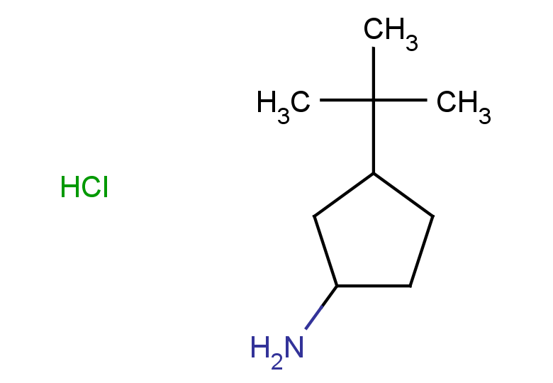 3-tert-butylcyclopentan-1-amine hydrochloride, Mixture of diastereomers