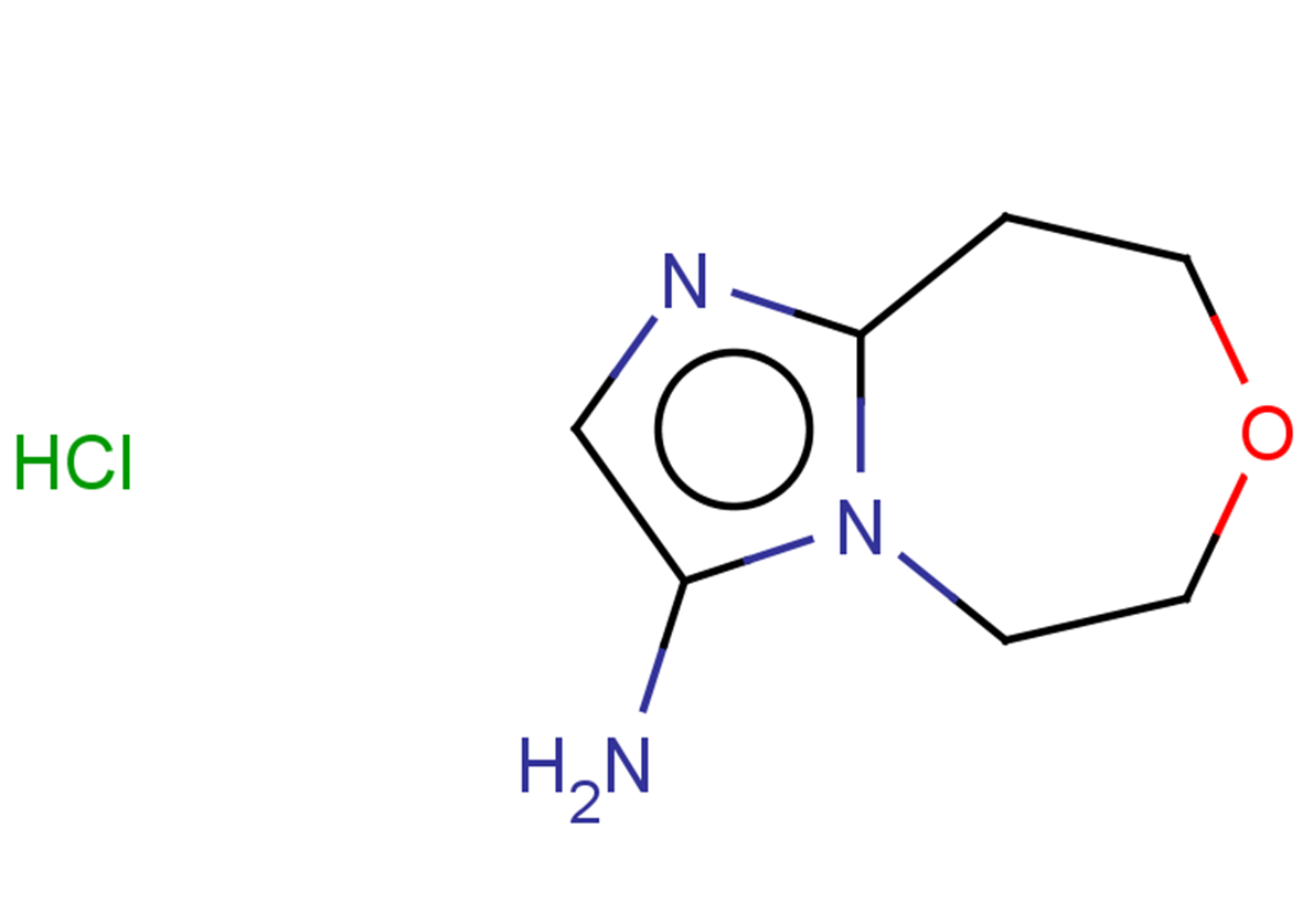 5H,6H,8H,9H-imidazo[1,2-d][1,4]oxazepin-3-amine hydrochloride