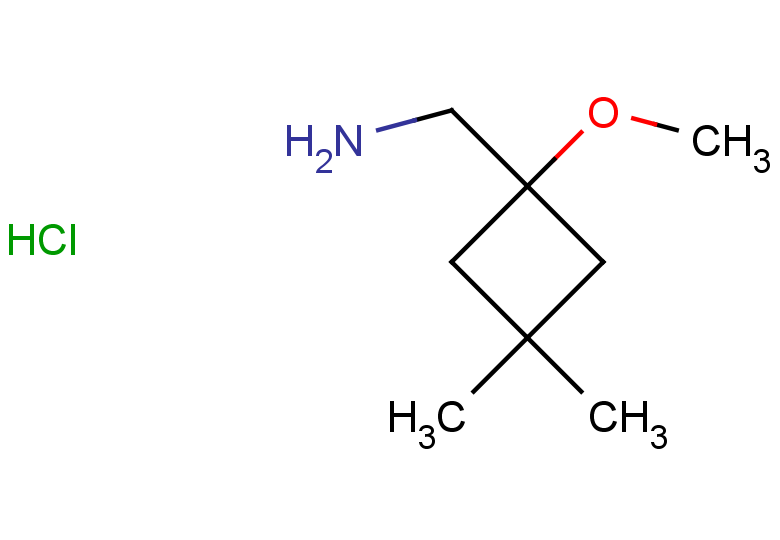 (1-methoxy-3,3-dimethylcyclobutyl)methanamine hydrochloride