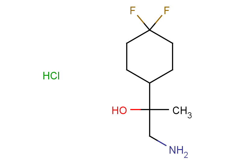1-amino-2-(4,4-difluorocyclohexyl)propan-2-ol hydrochloride