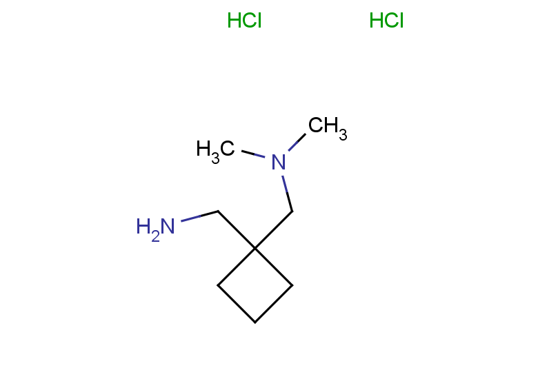{1-[(dimethylamino)methyl]cyclobutyl}methanamine dihydrochloride