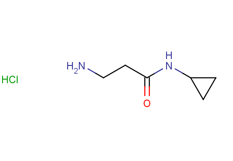 3-amino-N-cyclopropylpropanamide hydrochloride