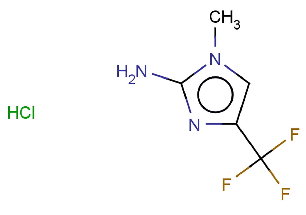 1-methyl-4-(trifluoromethyl)-1H-imidazol-2-amine hydrochloride