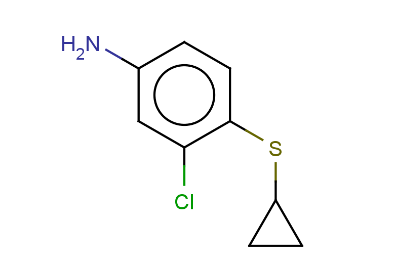 3-chloro-4-(cyclopropylsulfanyl)aniline