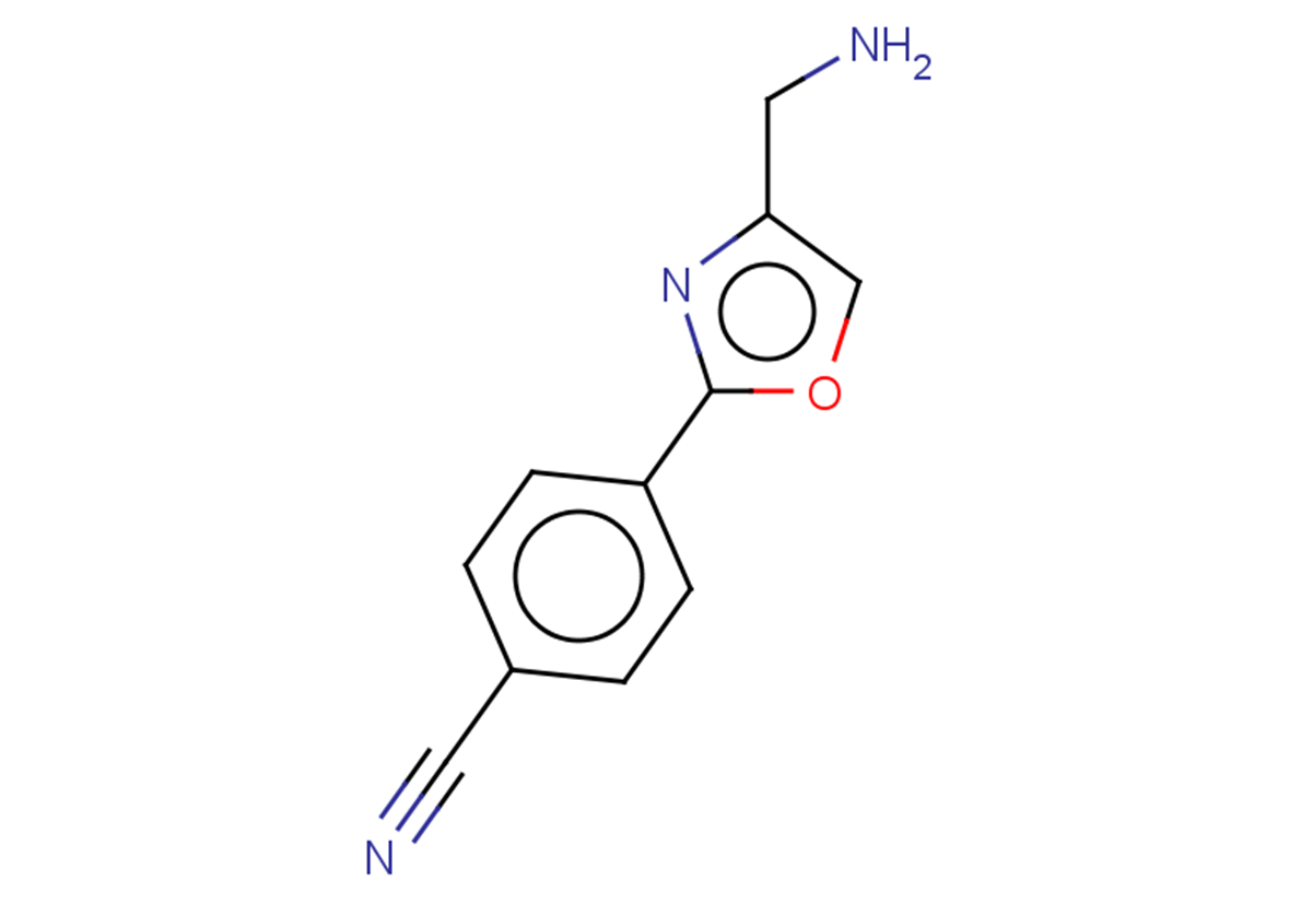 4-[4-(aminomethyl)-1,3-oxazol-2-yl]benzonitrile