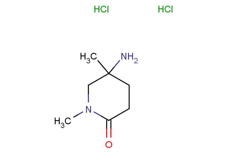5-amino-1,5-dimethylpiperidin-2-one dihydrochloride