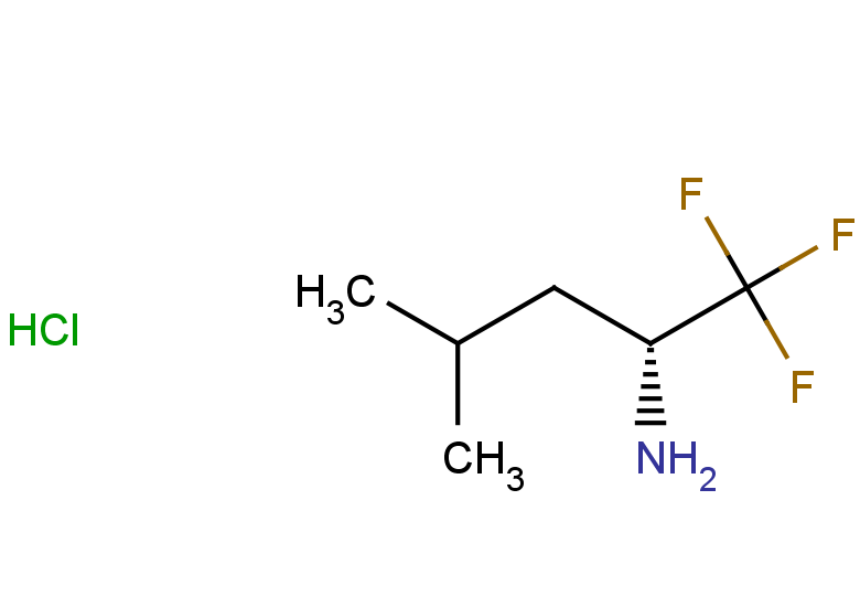 (2R)-1,1,1-trifluoro-4-methylpentan-2-amine hydrochloride