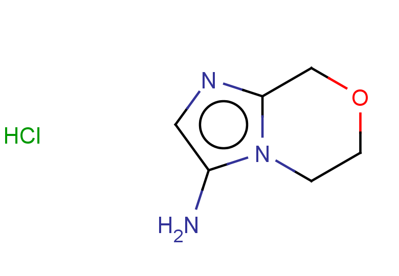 5H,6H,8H-imidazo[2,1-c][1,4]oxazin-3-amine hydrochloride