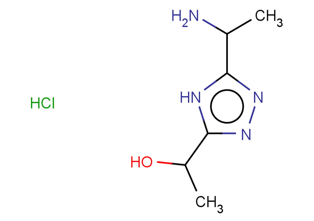 1-[5-(1-aminoethyl)-4H-1,2,4-triazol-3-yl]ethan-1-ol hydrochloride