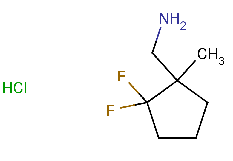 (2,2-difluoro-1-methylcyclopentyl)methanamine hydrochloride