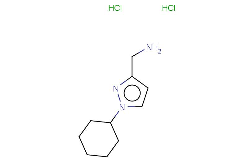 (1-cyclohexyl-1H-pyrazol-3-yl)methanamine dihydrochloride