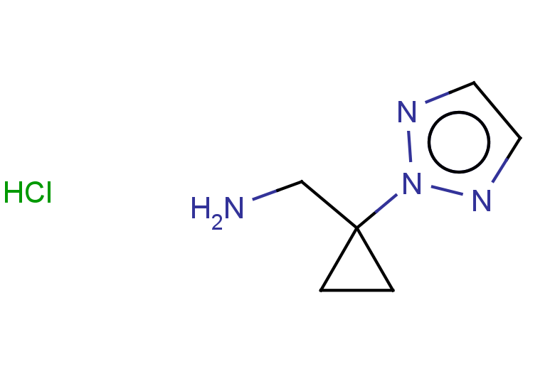 [1-(2H-1,2,3-triazol-2-yl)cyclopropyl]methanamine hydrochloride