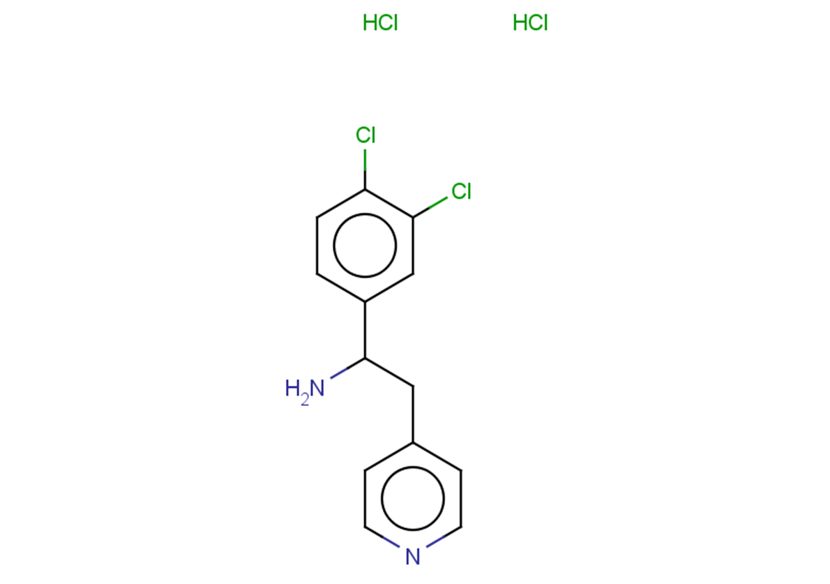 1-(3,4-dichlorophenyl)-2-(pyridin-4-yl)ethan-1-amine dihydrochloride