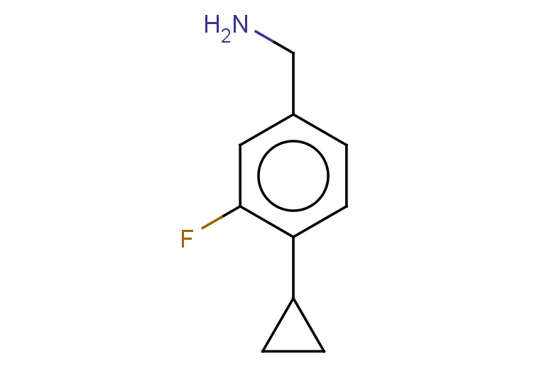 (4-cyclopropyl-3-fluorophenyl)methanamine