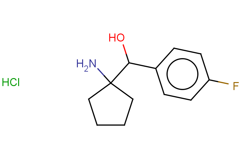 (1-aminocyclopentyl)(4-fluorophenyl)methanol hydrochloride