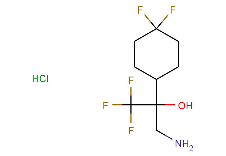 3-amino-2-(4,4-difluorocyclohexyl)-1,1,1-trifluoropropan-2-ol hydrochloride