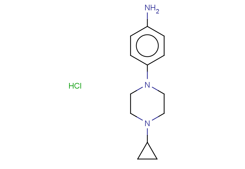 4-(4-cyclopropylpiperazin-1-yl)aniline hydrochloride
