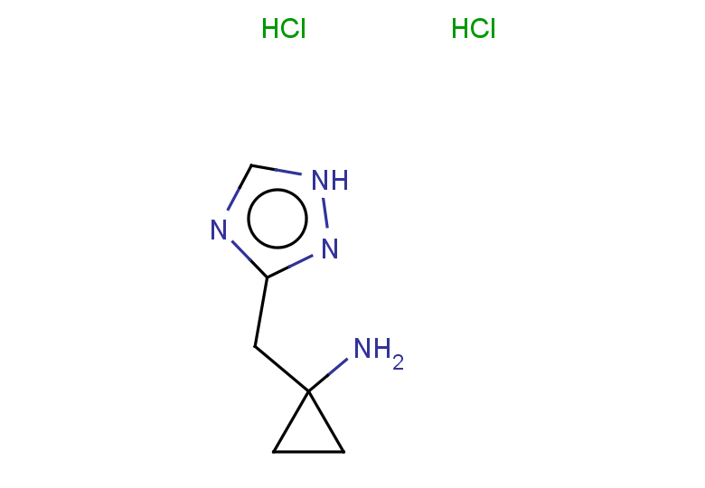 1-[(1H-1,2,4-triazol-3-yl)methyl]cyclopropan-1-amine dihydrochloride